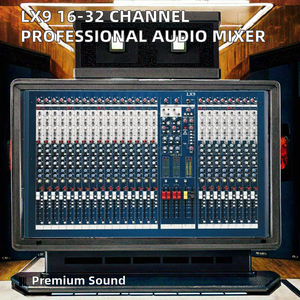 VEIDAMIC LX9-16/24/32 16/24/32-Channel Professional Metal <strong>Audio</strong> Mixer 6 Aux 2 Stereo <strong>Outputs</strong> GB30 MIC Preamplifier High Quality - Product Image 2