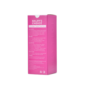 Balry Skincare Pro-Collagen Peptide Suero facial 3 péptidos Ácido hialurónico Todo Tipo <span class=keywords><strong>de</strong></span> Piel Suero <span class=keywords><strong>de</strong></span> hidratación <span class=keywords><strong>de</strong></span> absorción rápida 30ML - Product Image 3