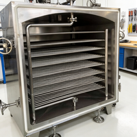Cámara secadora de vacío de presión negativa de alta tecnología/secador de bandeja de baja temperatura para piezas metálicas