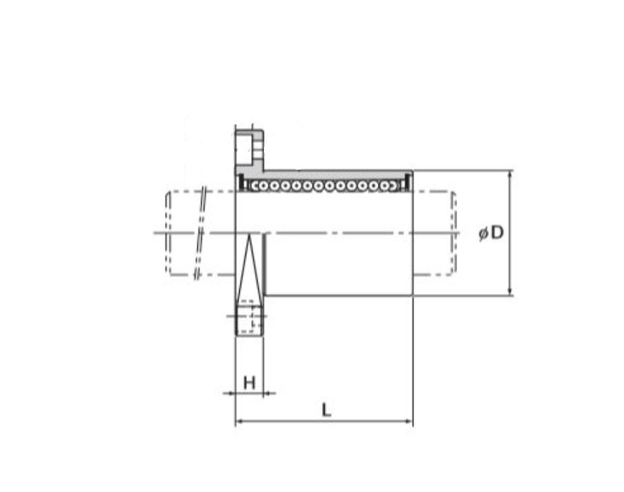 Compact Flange Linear Motion Bearing CNC Machinery For Automation Equipment