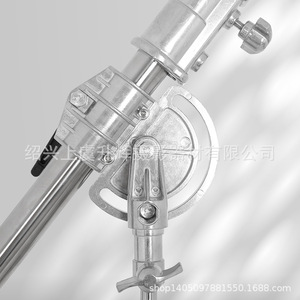 Stainless Steel Light Stand <b>Clamp</b> Mount Thickened Horizontal Arm Bracket For Photography Video Lighting Studio Equipment - Product Image 2