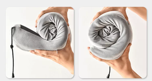 Tùy Biến Chuyến Bay Có Thể Gập Lại Bộ Nhớ Bọt Hình Chữ U Gối Ergonomic Thoáng Khí Mềm Mại Cổ Bọc Hỗ Trợ Du Lịch Gối Cho Máy Bay - Product Image 3