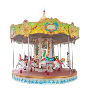 Fun Park Apparatuur Kids Attractie Merry Go Round Carrousel Paard Rit Voor Verkoop
