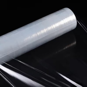 Custom Size PE / LLDPE <b>Plastic</b> Transparent <b>Shrink</b> Wrap Hand Use Stretch Film for Pallet Packing - Product Image 2