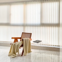 Stores verticaux occultants pour bureau, à rayures verticales, pour balcon, fenêtre pleine hauteur, cloison vitrée, pare-soleil, persienne