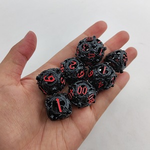 Venta al por mayor Dragon Hollow Metal <span class=keywords><strong>DND</strong></span> Dice Set DNDND 7 D & D Die Set con Metal Gift Tin Dices para Dungeons & Dragon Game - Product Image 3