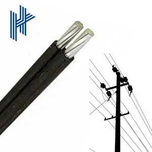 BS Standard 0,6/1kV ABC-Kabel XLPE/PE/PVC Isoliertes Kabel Service-Fall kabel ABC-Freileitung