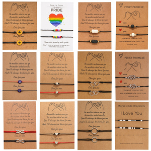 Popular Juego de 2 Pulseras de <span class=keywords><strong>la</strong></span> <span class=keywords><strong>Amistad</strong></span> para Parejas, con Cuentas de Piedra Volcánica <span class=keywords><strong>y</strong></span> Diseño de Margarita, Unisex - Product Image 3
