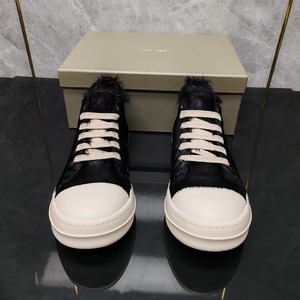 Zapatos de Lujo de Diseñador, de Pelo de Caballo Negro, Cuero Genuino, Cómodos, Ligeros, Antideslizantes, Deportivos, Casuales, Estilo Pareja, para Invierno y Primavera - Product Image 3
