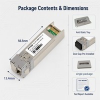 Transceiver Optique 10G CWDM BIDI SFP+ 10km Monofibre LC DDM DOM Module Réseau FTTH Industriel