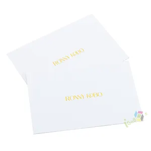 Cartão de agradecimento personalizado Cartão minimalista para pequenas empresas Cartão de agradecimento Moderno para compras