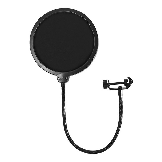 High-Quality  Wholesale Microphone Accessories Condenser Microphone Cover Tool Black Microphone Pop Filter