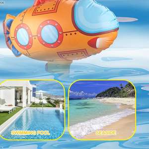 Pistol air otomatis musim panas pantai kolam renang halaman belakang mainan luar ruangan kapal selam elektrik tiup perisai pistol air - Product Image 4