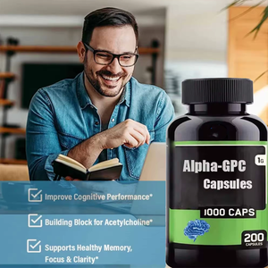 Ausreson Health Bulk Alpha Gpc Suplementos para el cerebro 100gr 600mg L Theanine Pill Venta al por mayor Vitamina Alpha-GPC Alpha Gpc Cápsulas - Product Image 3