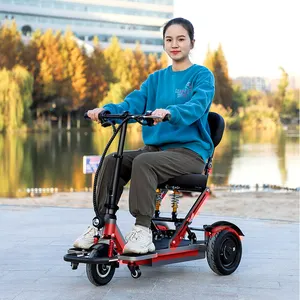 ST076S Scooter de mobilité en aluminium léger pour personnes âgées