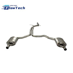 ระบบท่อไอเสียแบบ Catback พร้อมวาล์ว วัสดุสแตนเลส T304 สำหรับรถยนต์ Audi A6 A7 2.0T - Product Image 3