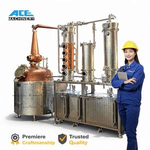 Alambic Ace 300L pour whisky, brandy, gin, tequila, rhum avec tour de distillation, équipement professionnel de distillation d'alcool à vendre - Product Image 2