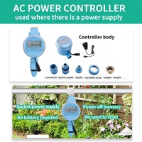 Timer Irigasi Digital LCD Sensor Hujan Timer Penyiraman Cerdas untuk Kebun Pertanian, Kebun Rumah, Rumah Kaca, Halaman, Rumput, dan Kebun Buah