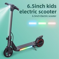 Trottinette électrique moderne pliable à deux roues avec capteur pour enfants, moteur 130W, vitesse 14KM/H, usage extérieur, vente en gros