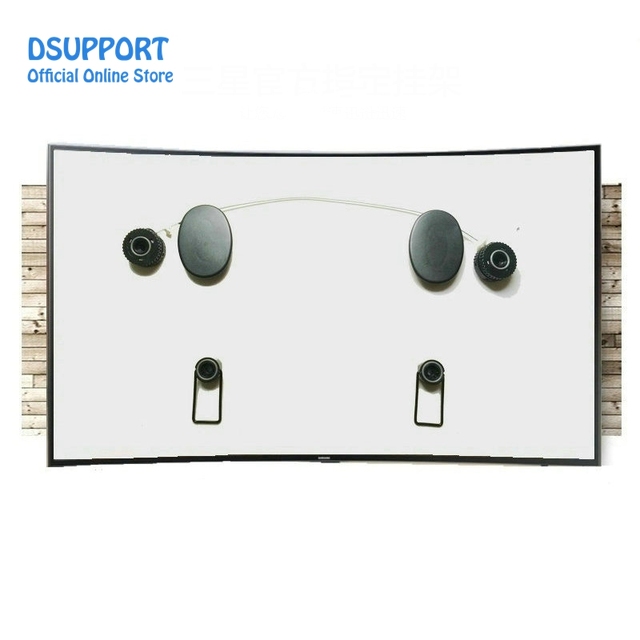 Wirerope Aluminum Alloy Ultra Slim Wall Mount Bracket for 32-40 Inch LCD/LED/Plasma 3D TVs with VESA 400x400 30kg Load Capacity