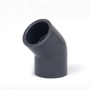 <span class=keywords><strong>Coude</strong></span> à <span class=keywords><strong>45</strong></span> degrés en UPVC SCH80 1/2 pouce, raccord de tuyauterie industriel pour l'alimentation en eau et le drainage, non destiné aux conduites électriques - Product Image 5