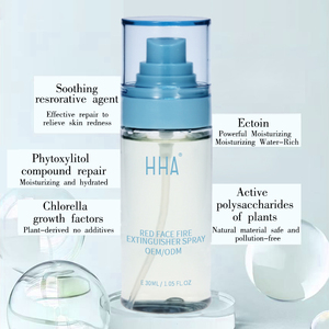 Marque privée Naturel Bio Rouge Visage Extincteur Spray <span class=keywords><strong>Toner</strong></span> Visage Spray Soins Coréens Pour La Peau Élimine Rapidement Les Rougeurs Pour Le Visage - Product Image 3