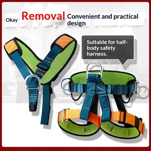 Harnais complet à cinq points pour l'escalade et la sécurité en extérieur, conforme aux normes chinoises, pour travaux en altitude - Product Image 4