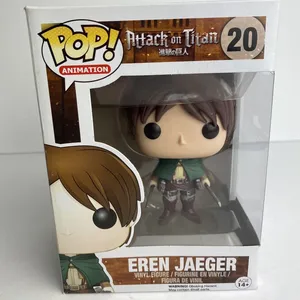NUOVO! FUNKO POP Attacco su Titano #20 Eren Jaeger con la scatola Vinyl Action Figure Giocattoli di Modello per il regalo Dei Bambini