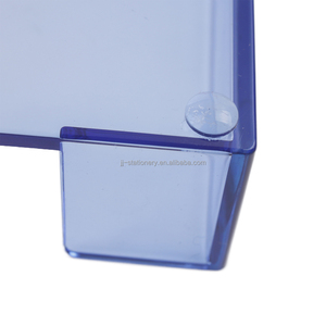 Rõ ràng Vàng Acrylic dính Lưu ý pad chủ cho bàn <span class=keywords><strong>Memo</strong></span> chủ Máy tính để bàn phụ kiện tổ chức cho văn phòng/trường học/chủ thẻ nhà - Product Image 4