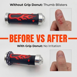 Donut de agarre personalizado para moto de cross, almohadilla gruesa para <span class=keywords><strong>manillar</strong></span> de motocicleta, accesorio para <span class=keywords><strong>manillar</strong></span> de moto KLX RMX RMZ KX - Product Image 3
