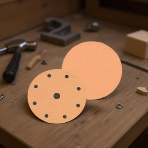 Disco de Lijado con Velcro Ttake, 8+1 Agujeros, Grano 500, Abrasivo de Corindón para Pulir Madera y Metal - Product Image 3