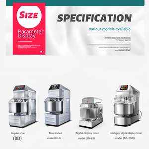 <span class=keywords><strong>Pétrin</strong></span> à pâte de 45 kg, minuterie intelligente, <span class=keywords><strong>pétrin</strong></span> à pâte commercial, mélangeur entièrement automatique en acier inoxydable - Product Image 6