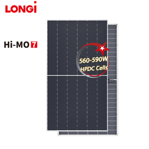 Paneles Solares Monocristalinos LongiLifespan para el Hogar, 560W-590W, Módulos Fotovoltaicos Bifaciales con Tecnología PERC y de Media Celda - Product Image 1