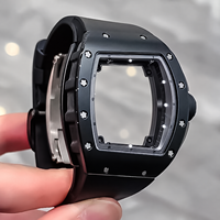 Montre de luxe en céramique noire, série Black Runway 061, mouvement Parmigiani, données originales, montre mécanique haut de gamme pour hommes d'affaires