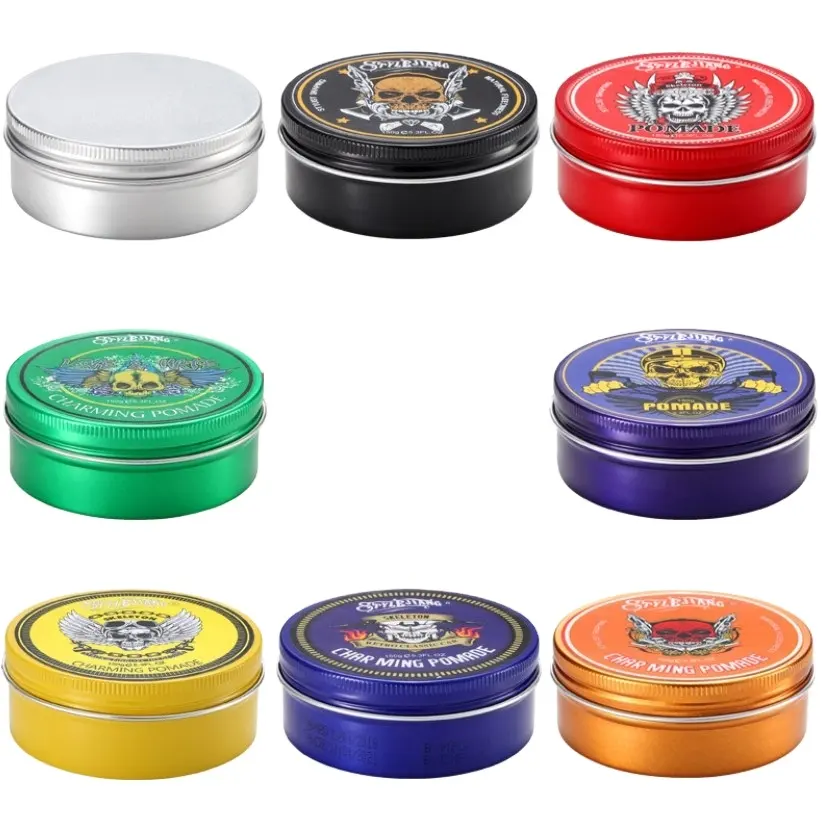 Custom brands Alcohol-Free men hair pomade hair styling strong hold color wax hair styling products