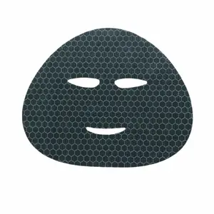 Black Graphene Facial Mask Paper Raw Material Dry Empty Face Mask Sheet Fabric Black Graphene Mask