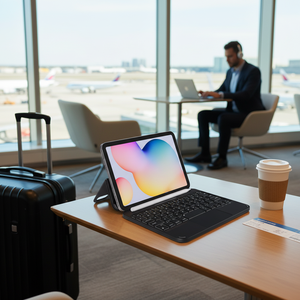 Clavier magique sans fil <span class=keywords><strong>Bluetooth</strong></span> de dernière génération pour iPad Mini / iPhone avec support arrière et rétroéclairage 7 couleurs - Product Image 5