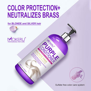 Private Label Service <strong>Silicone</strong> <strong>Free</strong> Sulfate <strong>Free</strong> Natural Purple <strong>Conditioner</strong> for Sliver Hair - Product Image 2