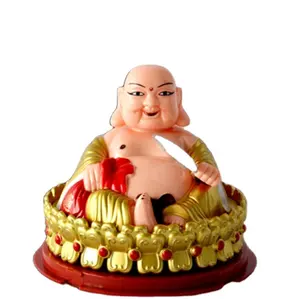 The latest craftsmanship and affordable price can be customized solar Maitreya Buddha home decoration