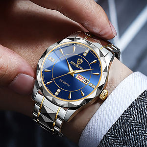 Montre étanche BINBOND, matériau durable pour une utilisation en plusieurs environnements, montre à quartz en acier inoxydable personnalisable - Product Image 3