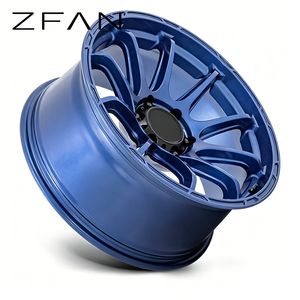 Jantes en alliage forgé ZFAN 17-20 pouces 5x114.3 en aluminium 6061-T6 bleu bonbon concave pour Nissan GTR <span class=keywords><strong>Tesla</strong></span> - Product Image 3