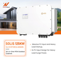 Système de stockage d'énergie C&I tout-en-un avec onduleur hybride Solis EverCore 125 kW et batterie LiFePO4 261 kWh en armoire ESS