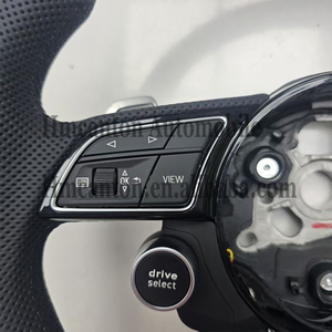 Explosive New Products Leather for Audi Steering <b>Wheel</b> A3 A4 A4L A5 A7L A8 Q5 Q7 B9 A6 R8 Steering <b>Wheel</b> - Product Image 2