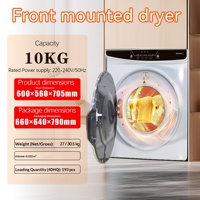 SP 12KG Pengering Pakaian Otomatis 1600W 220V Mesin Pengering Baju Elektrik Kontrol Bahasa Inggris untuk Penggunaan Rumah Tangga