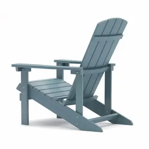 Daijia China mobília de exterior lazer cadeira adirondack de madeira plástica