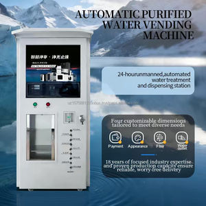 Manufacturer customized dual outlet water purification vending machine, reverse osmosis filtration self-service water <b>station</b> - Product Image 4