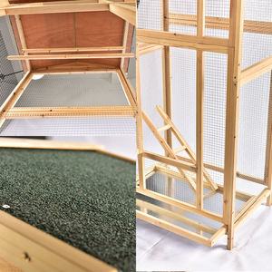 Moderna Jaula para Pájaros de <span class=keywords><strong>Madera</strong></span> Ecológica e Impermeable para Loros Grandes, Jaula para Mascotas de Jardín - Product Image 5