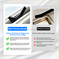 Nouvel ensemble de brosses de nettoyage pour interstices et coins difficiles à atteindre, à poils durs, multifonctionnel pour salle de bain