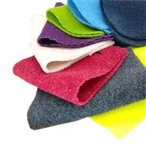 Embossed raised non-woven fabric embossed needled cloth flannelette flannelette diy mixed color needled non-woven fabric