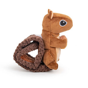 Yeni Tasarım Çevre Dostu Karikatür İnteraktif Ödül Dağıtıcı Köpek Sesli Oyuncakları Dayanıklı Sincaplar Gıcırtılı Koklama Bulmaca Oyuncağı - Product Image 3